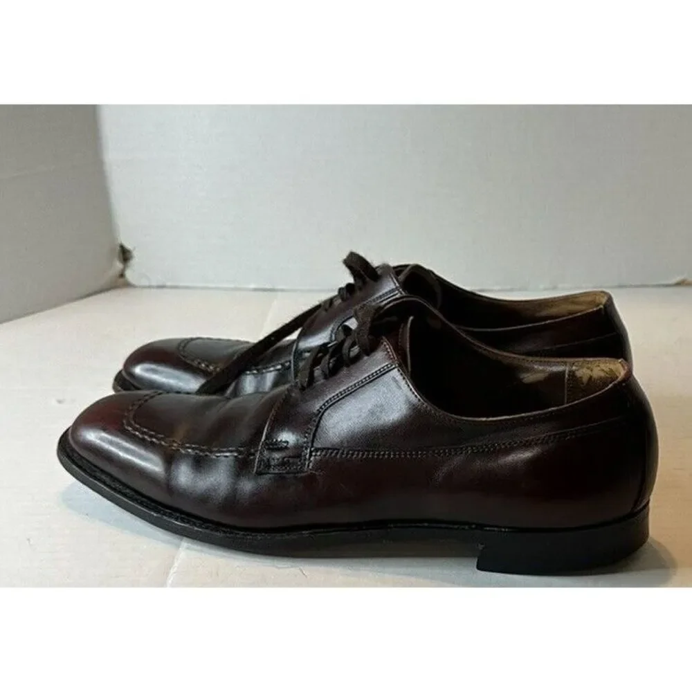 Breather Wright Mens Shoes 11. 5B Arch Preserver USA Black Leather Lace Up Dress
